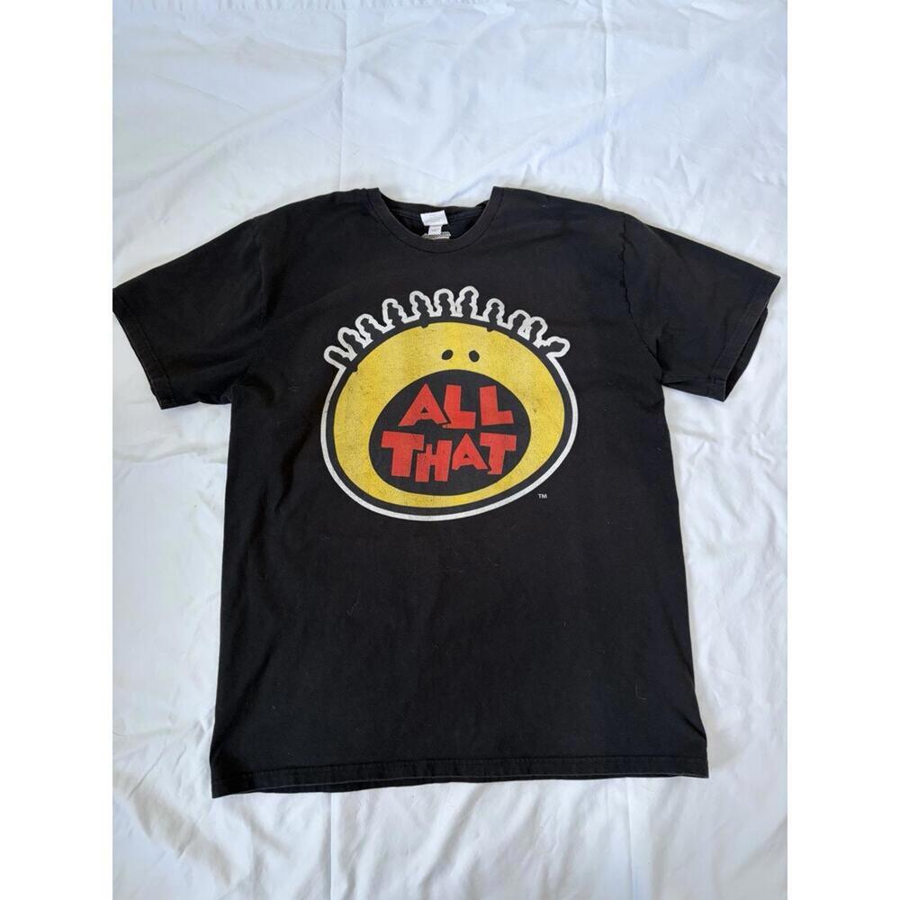 90s Retro Style Y2K Grunge Tee XL All That Nickelodeon Graphic Logo TV Show